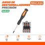 JUEGO DE DESTORNILLADORES, PRECISIÓN
