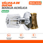 VÁLVULA DE DUCHA, MANIJA ACRÍLICA