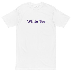 T-Shirt Purple Text