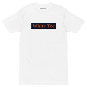 T-Shirt Orange on Navy