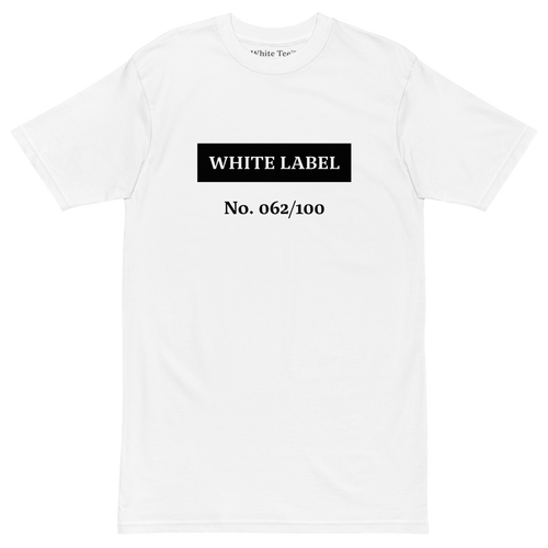 T-Shirt WHITE LABEL in Black #62