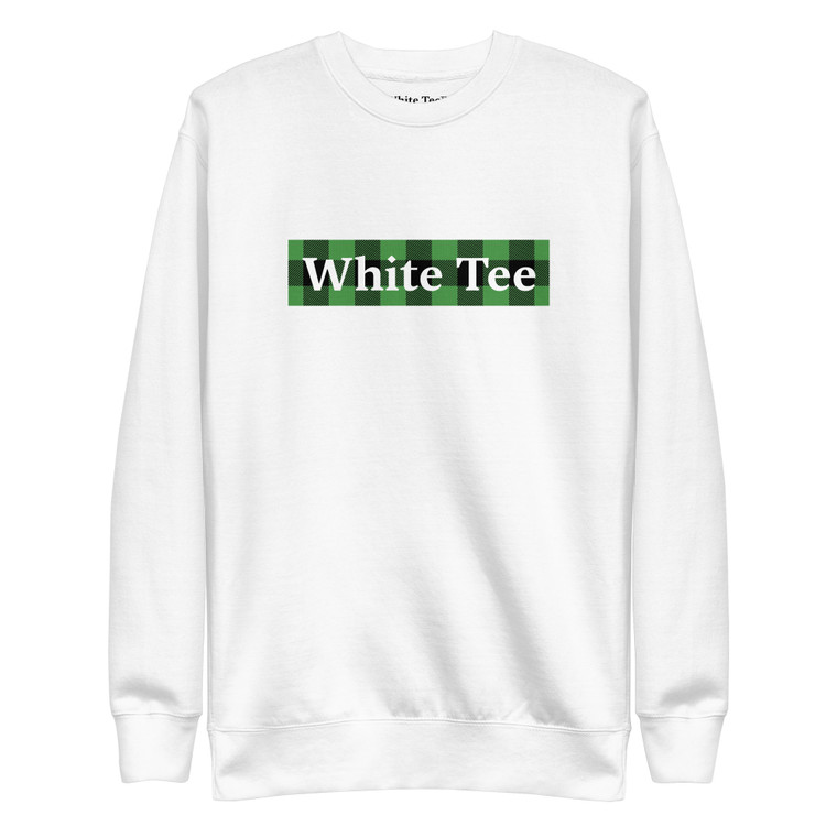 Sweatshirt Green Plaid Block