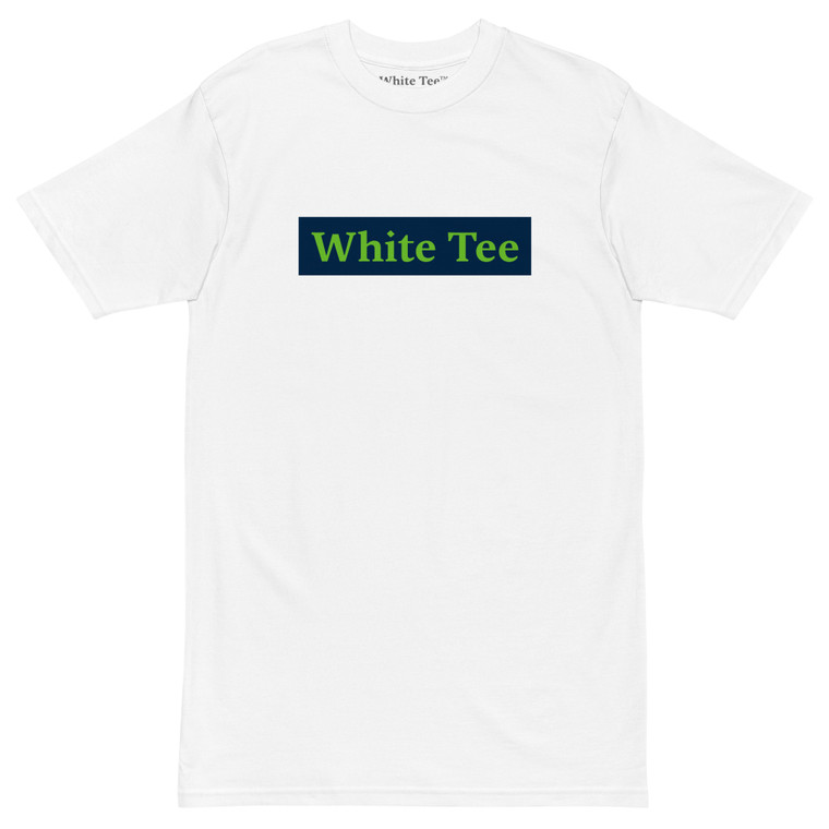 T-Shirt Green on Navy
