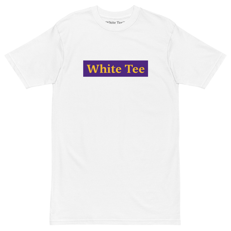 T-Shirt Gold on Purple