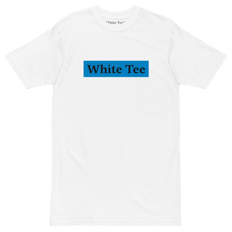 T-Shirt Black on Light Blue