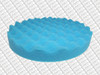 WAFFLE PADS - ( 200mm diameter velcro backed) BLUE  SUPER FINE
