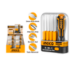 Ingco- 9 Pcs interchangeable screwdriver set
