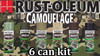 Rust-Oleum Speciality Camouflage Paint Pack of 6 Colours