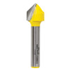CarbiTool EY-112-V-GROOVE BIT 90 DEG. TCT, 1/4 SHK