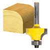 CarbiTool EY-516-B-ROUNDING OVER BIT 12.7MMRAD TCT, 1/4 SHK W/BEAR