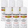 6 pack Rustoleum *Stops Rust* - Flat White Aerosol - FREE SHIPPING