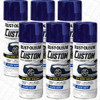 6 pack Rustoleum Custom Lacquer Aerosol Cans - Gloss Navy - FREE SHIPPING