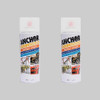 2 x Anchor Lacquer Paint Aerosol Spray Primer *SATIN* Clear Plastic 300g