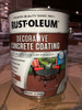 Decorative Concrete Textured Coating  Rustoleum  Brick 1-gal (3.78ltr)