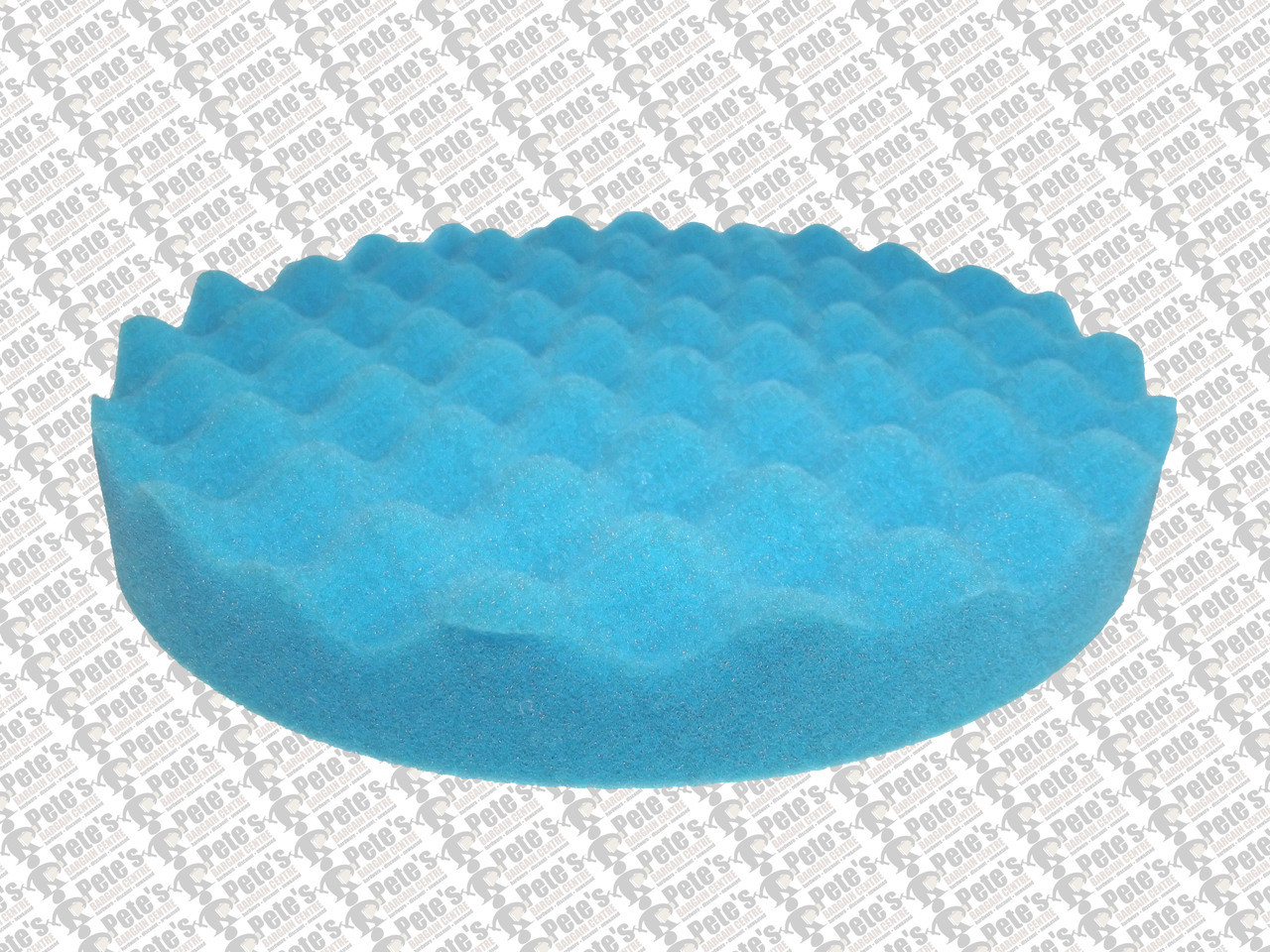 WAFFLE PADS - ( 200mm diameter velcro backed) BLUE  SUPER FINE