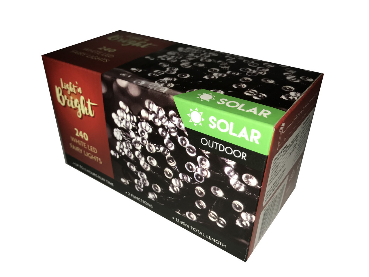 Fairy Lights White 12F Pk240 *SOLAR*