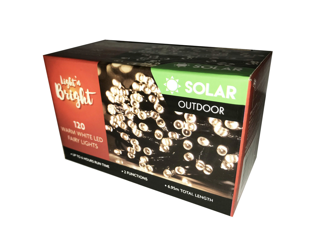 Fairy Lights Warm White 2F Pk120 *SOLAR*