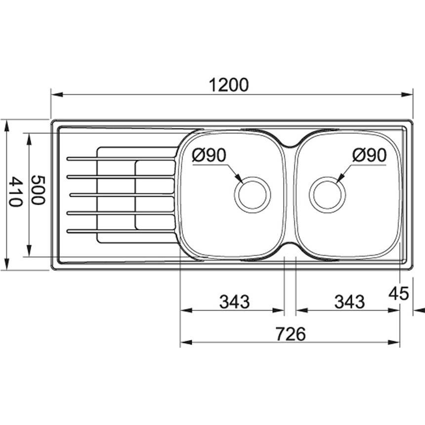 Franke ARIANE CDX 621 LHD