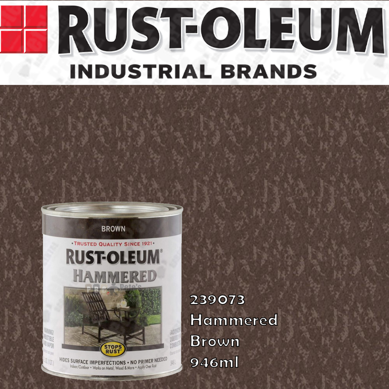 Rust-oleum *Stops Rust* Hammered paint