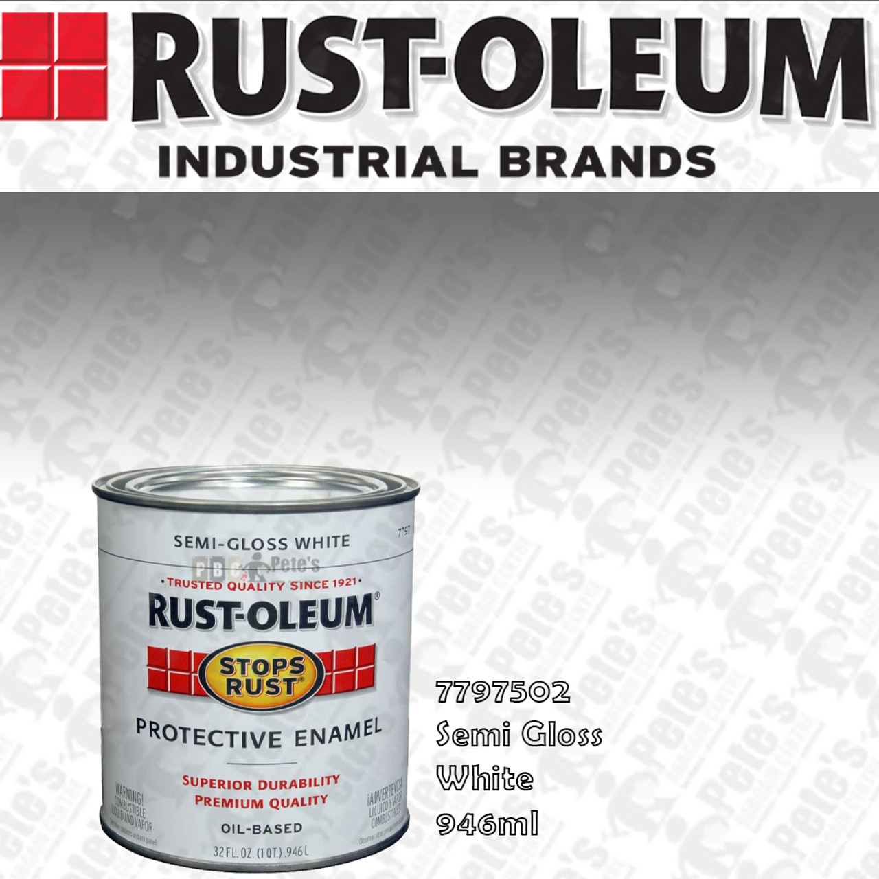 Rust-oleum *Stops Rust* Semi-Gloss paint