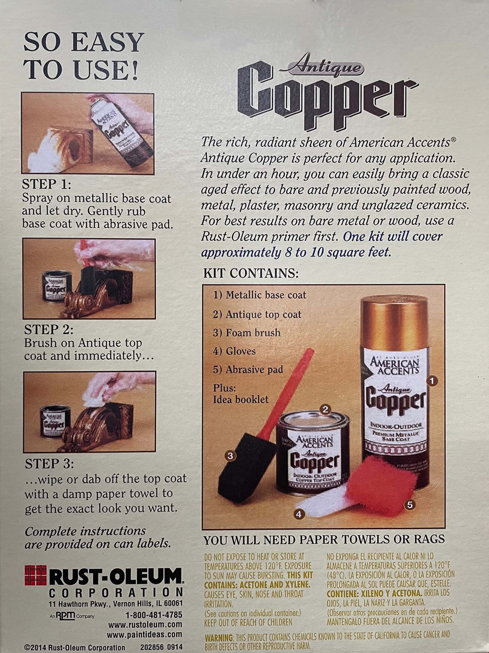 Rust-oleum American Accents Antique Copper Kit