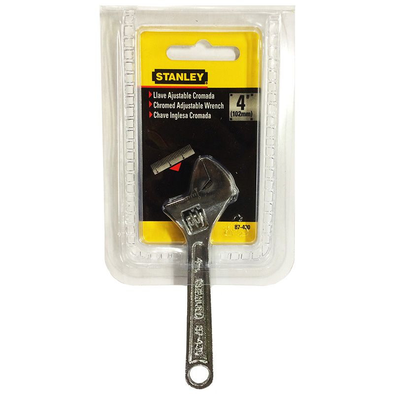 Stanley  4"-100mm Adjustable Wrench - 87-430