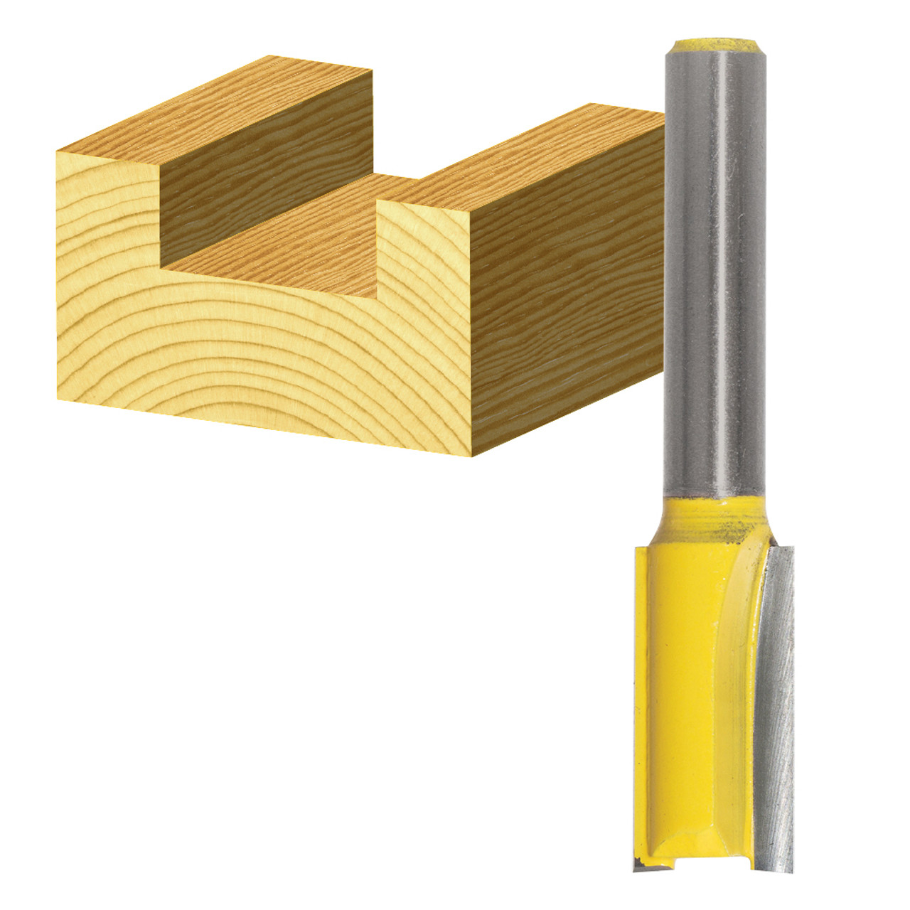 CarbiTool EY-212-M-STRAIGHT BIT 12.0MM TCT, 1/4 SHK