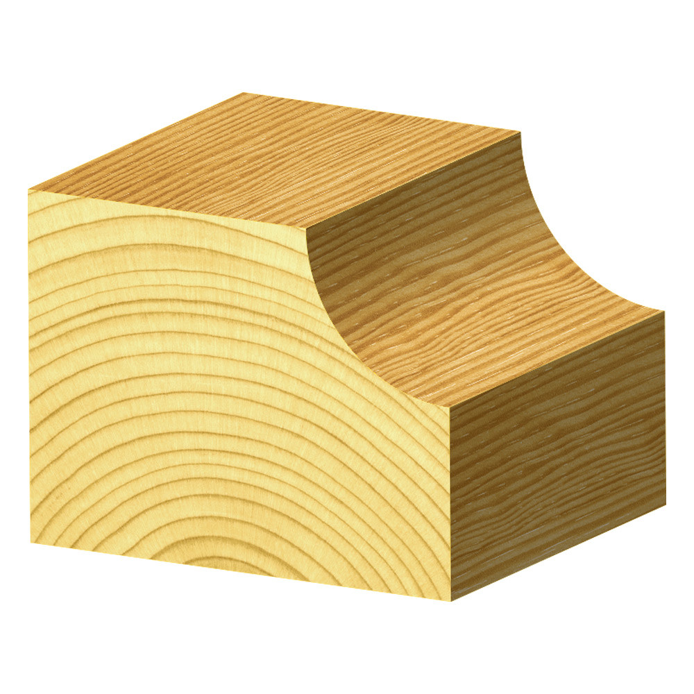 CarbiTool EY-708-B-1/2-COVE BIT 6.35MM RAD TCT, 1/2 SHK W/BEAR