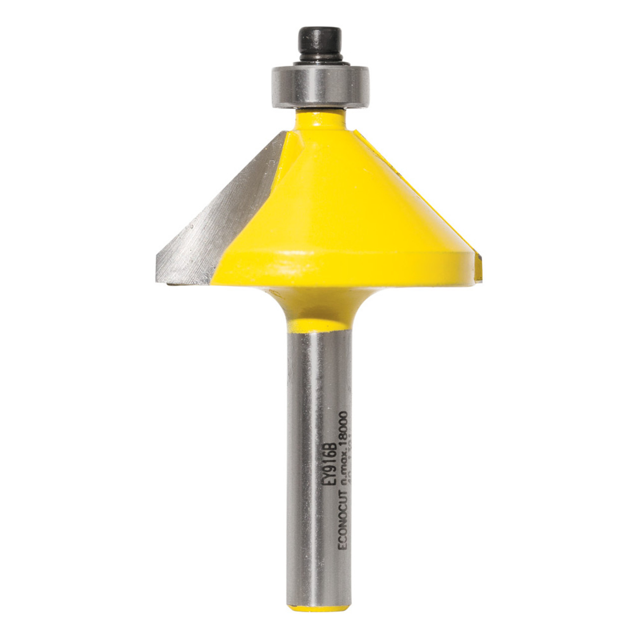 CarbiTool EY-916-B-CHAMFER BIT 32MM X 45 CHMFR TCT, 1/4 SHK W/BEAR