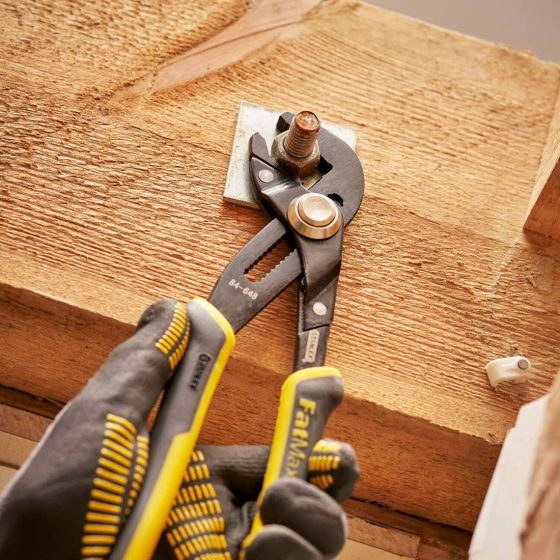 Stanley 254mm Fatmax Multigrip Joint Groove Pliers - 84-648