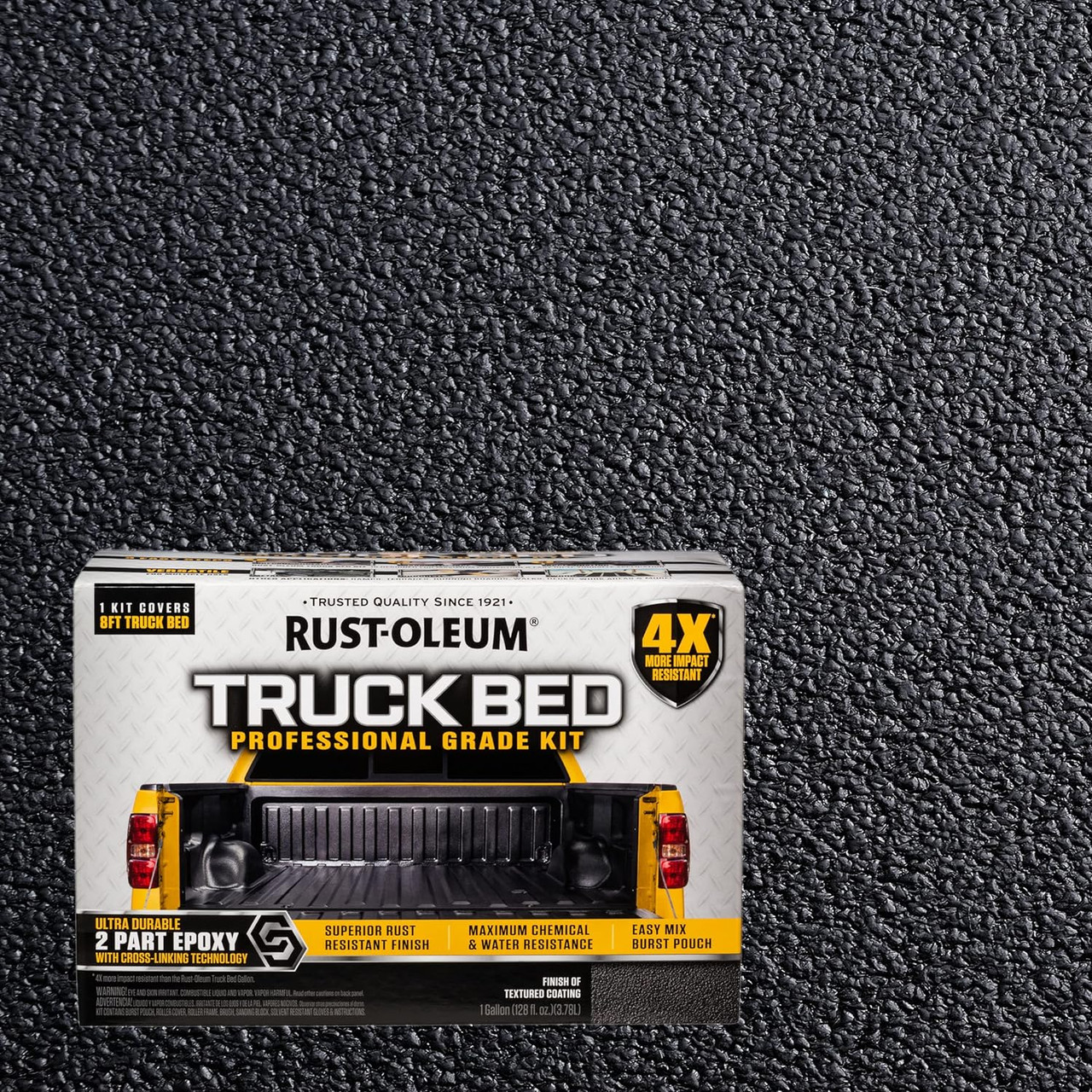 Rust-Oleum 323529 Professional Grade Truck Bed Liner Kit, Black