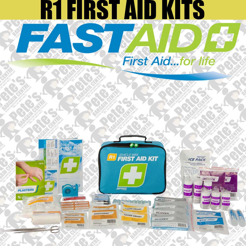 FastAid R1 Vehicle Max Soft Pack First Aid Kit