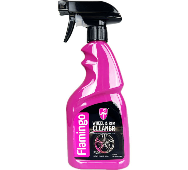 FLAMINGO - WHEEL CLEANER 500ML  COLOUR CHANGE TECHNOLOGY