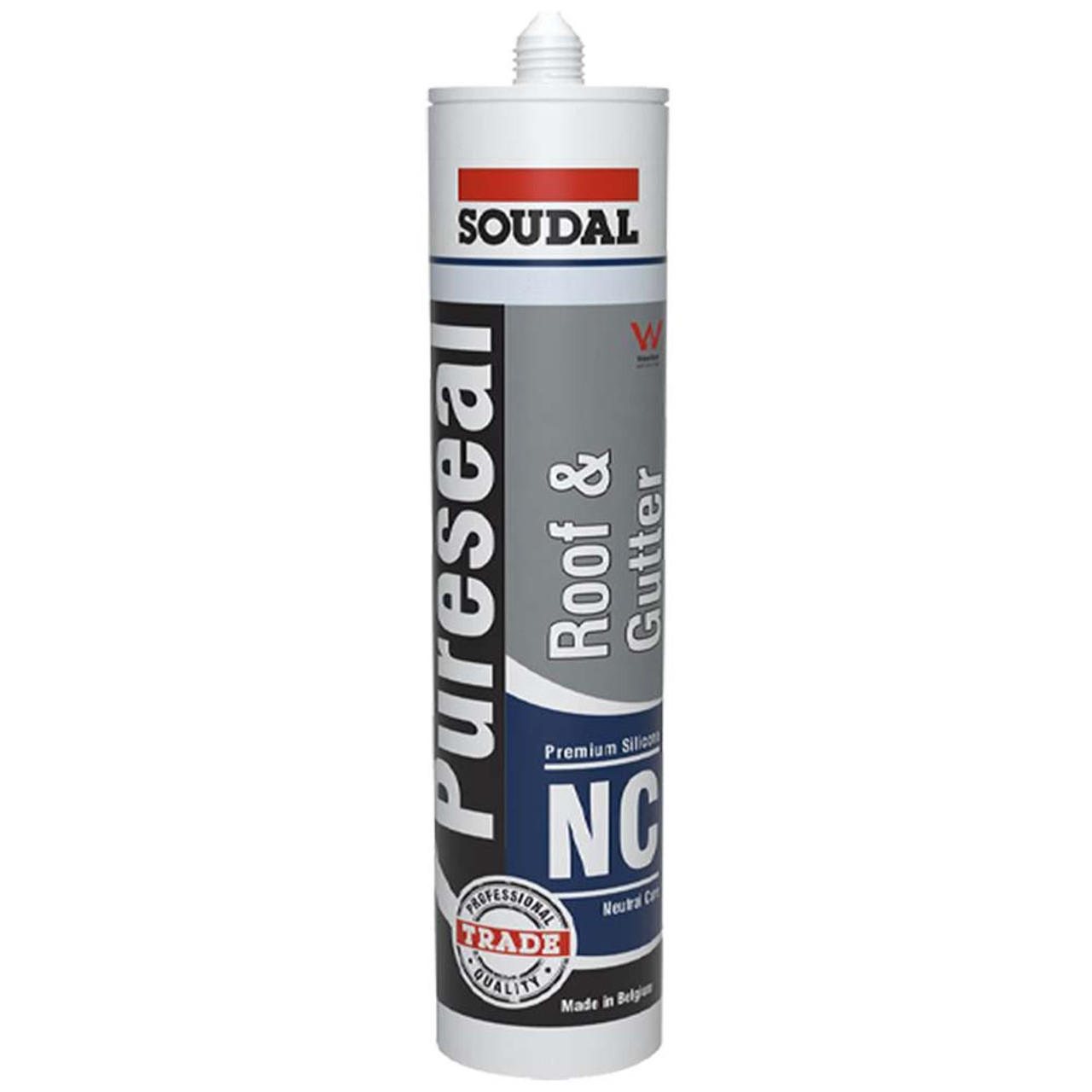 12 x Soudal Roof & Gutter Silicone 300ml