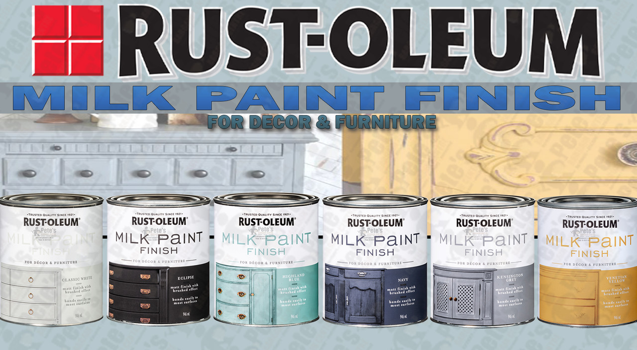 2 pack Rustoleum Milk Paint 946ml - 346263 Navy - FREE SHIPPING