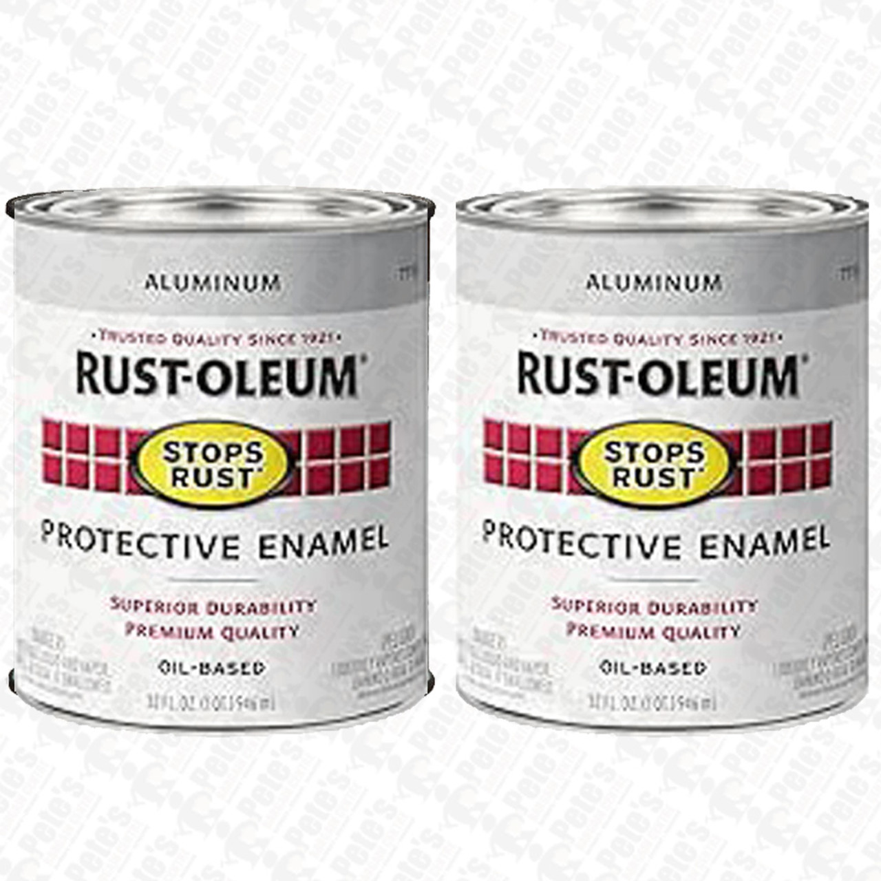 2 pack Rustoleum *Stops Rust* - Metallic Aluminum 946ml - FREE SHIPPING