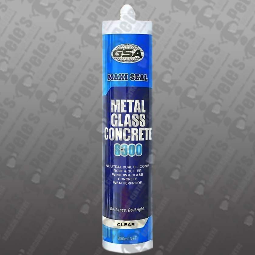 S300 Metal Glass Concrete - Clear 300ml