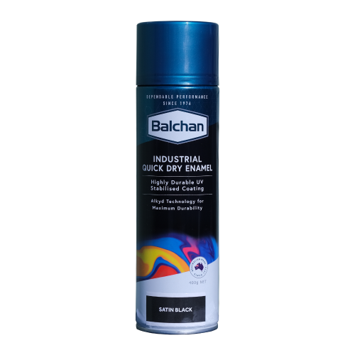 Balchan Industrial QD Enamel – SATIN BLACK - 400g
