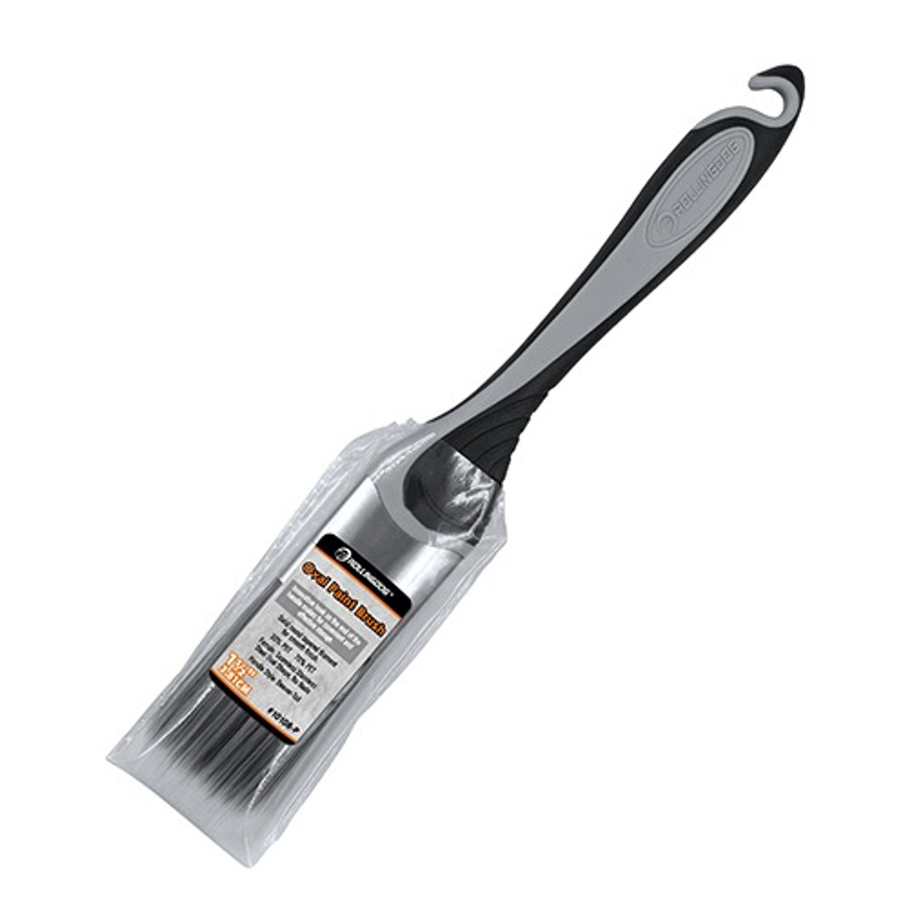 Rollingdog - Oval Paint Brush SRT Filament SS Ferrule PP & TPE Handle 1-1/2" (38.1mm)