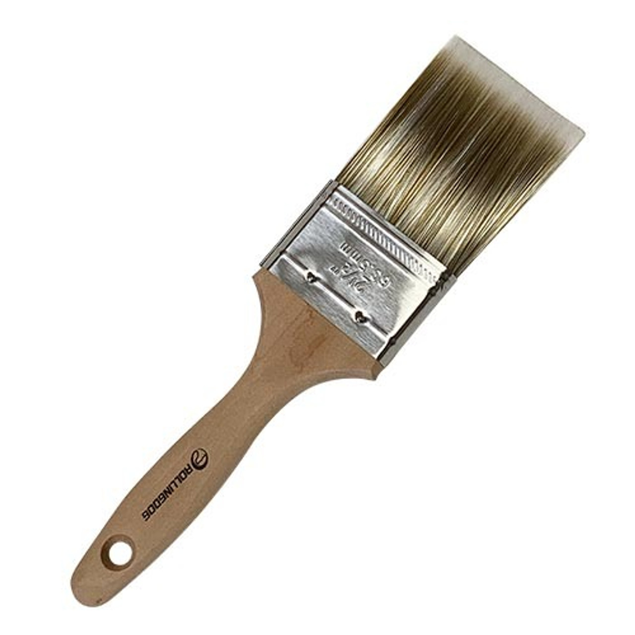Rollingdog - Paint Brush Synthetic Filament SS Ferrule Maplewood Handle 3 Inch(76mm)