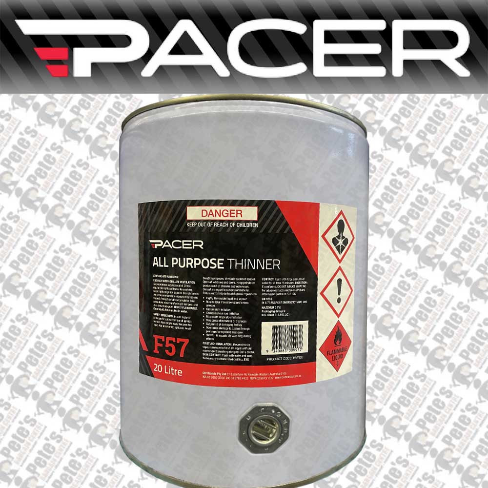 Pacer F57 All-Purpose Thinners 1L, 4L 20L & 200L