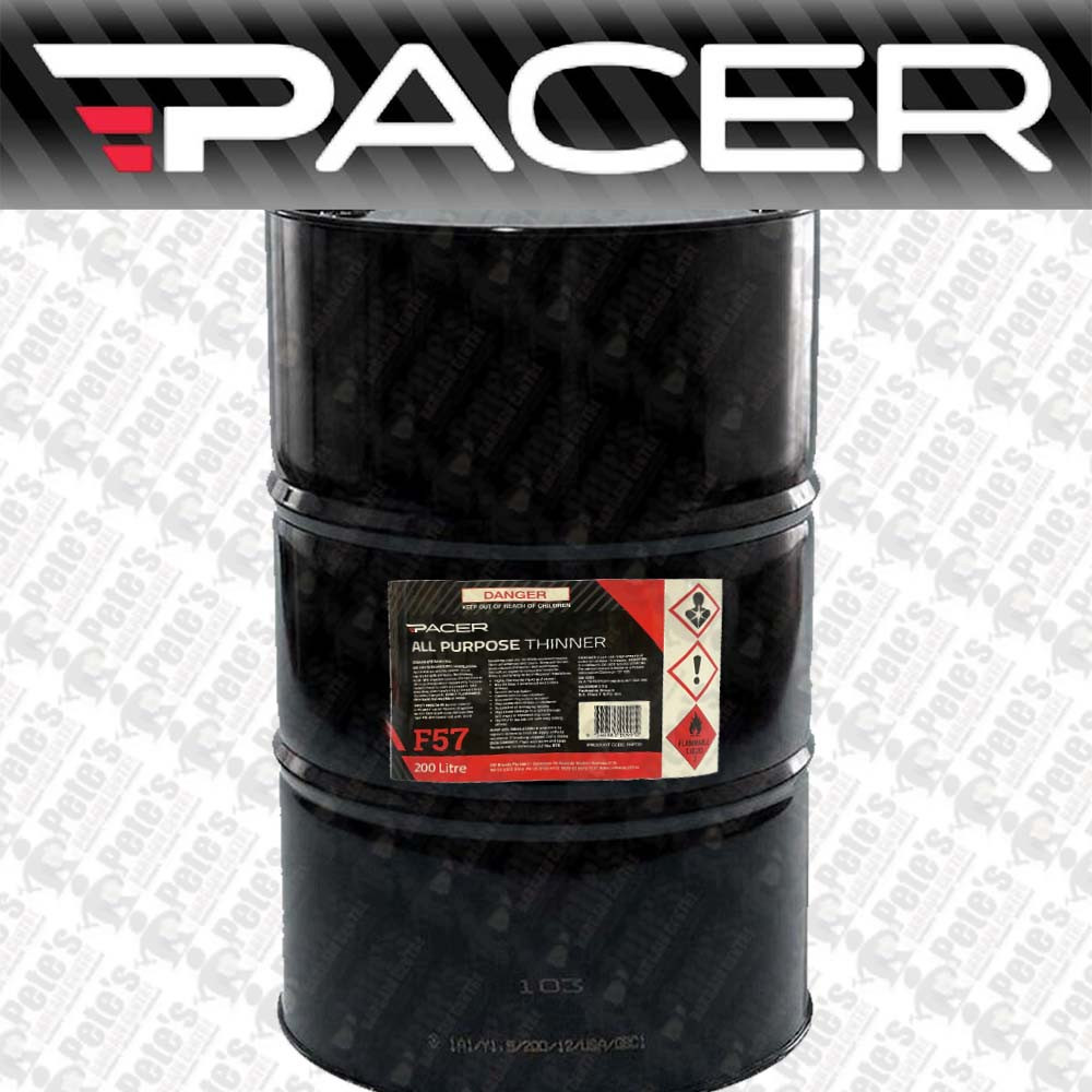 Pacer F57 All-Purpose Thinners 1L, 4L 20L & 200L