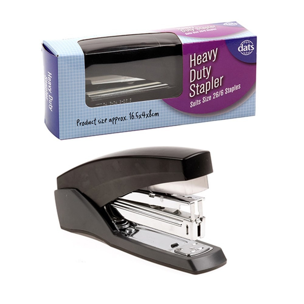 Stapler 26/6 Power Saving Heavy Duty Large Black