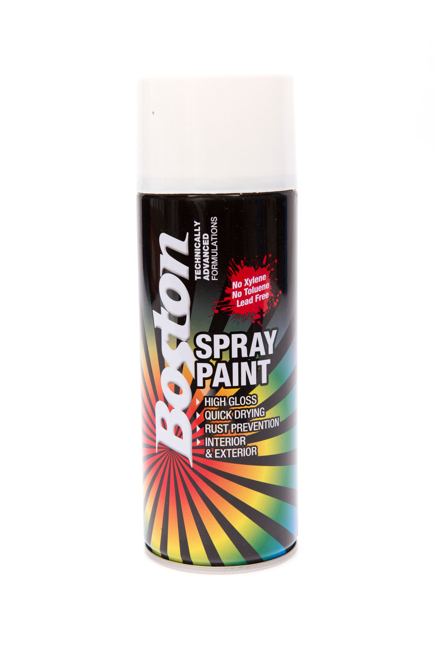 4 x cans Boston Enamel Spray Paint *Choose your colours*