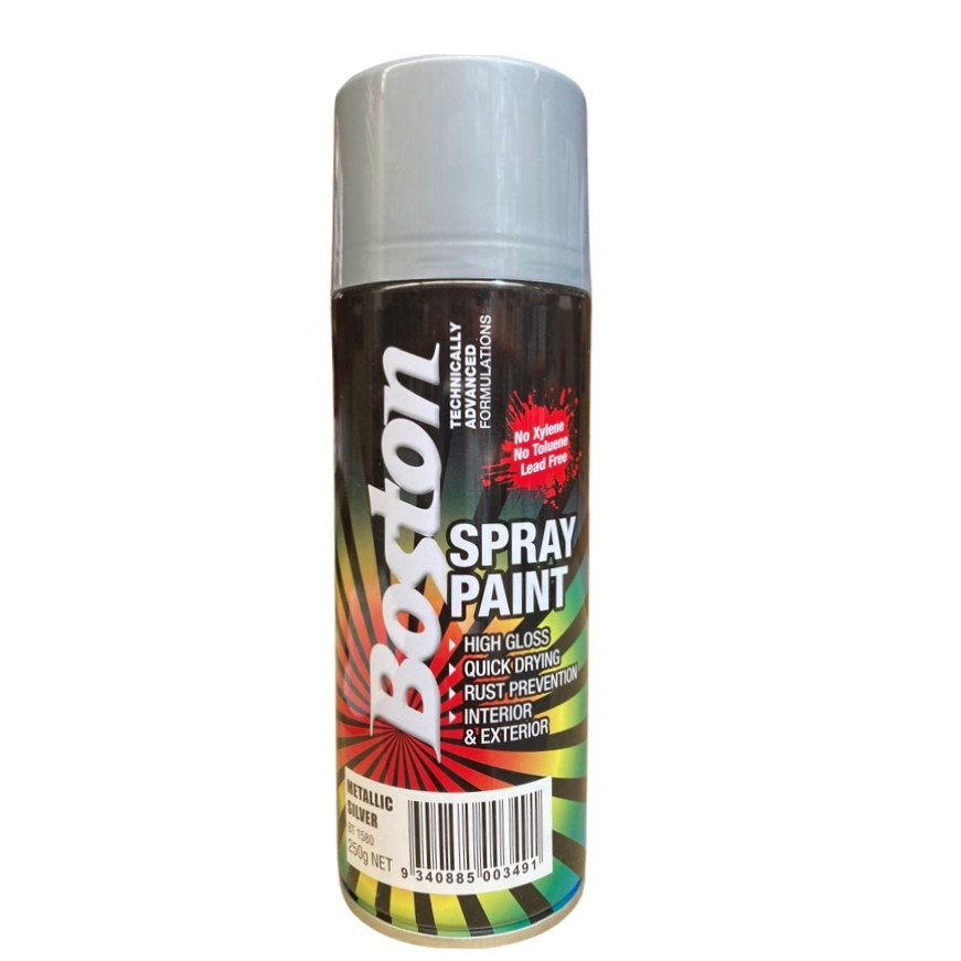 4 x cans Boston Enamel Spray Paint *Choose your colours*