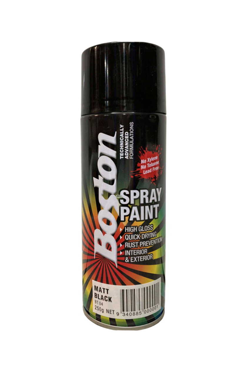 4 x cans Boston Enamel Spray Paint *Choose your colours*