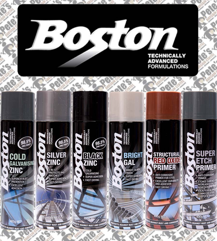 4 x cans Boston Enamel Spray Paint *Choose your colours*