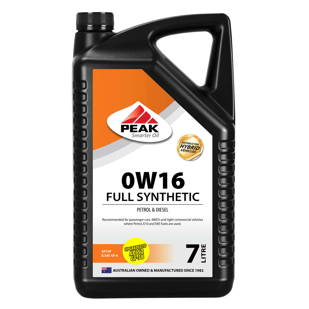 PEAK 0W16 FULL SYNTHETIC ENGINE OIL