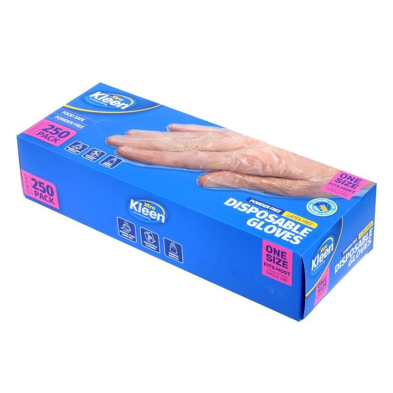 Gloves Disposable Multipurpose Cleaning & Food Handling 250pk