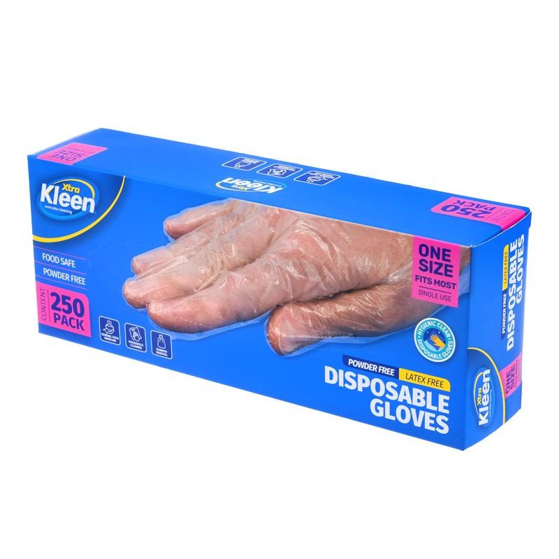 Gloves Disposable Multipurpose Cleaning & Food Handling 250pk